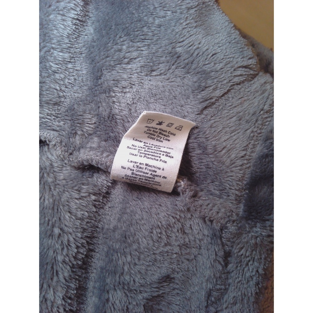 UGG Charcoal Gray Fleece Cardigan Sweater Women Medium UA5423W Gray - Picture 5 of 6
